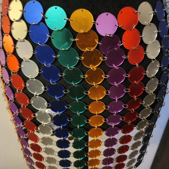 MULTI DISC MINI SKIRT-OS BRAND - Picture 6 of 6